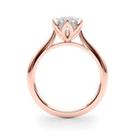 Round Nature Inspired Lab Grown Diamond Engagement Ring - VS1 D/E/F | 14K & 18K Gold | 14K Rose Gold | Round Lab Diamond | Picasso Gold & Diamond Chicago