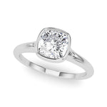 Cushion Solitaire Lab Grown Diamond Engagement Ring - VS1 D/E/F | 14K & 18K Gold | 14K White Gold | Cushion Lab Diamond | Picasso Gold & Diamond Chicago