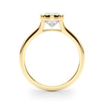 Cushion Solitaire Lab Grown Diamond Engagement Ring - VS1 D/E/F | 14K & 18K Gold | 14K Rose Gold | Cushion Lab Diamond | Picasso Gold & Diamond Chicago