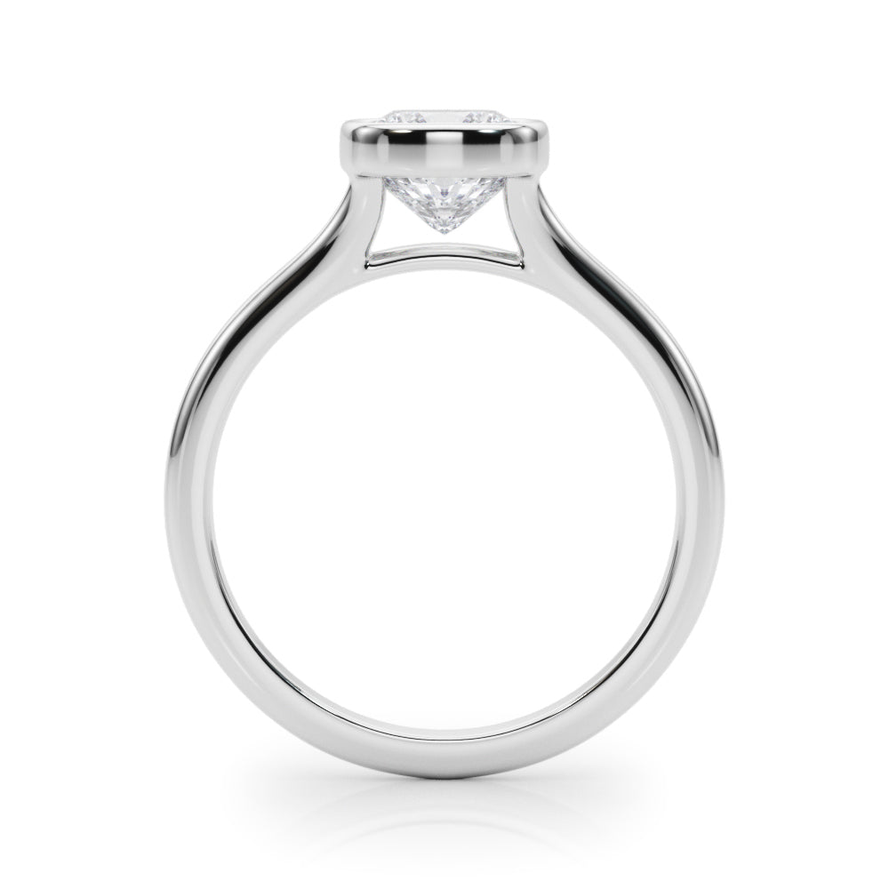 Cushion Solitaire Lab Grown Diamond Engagement Ring - VS1 D/E/F | 14K & 18K Gold | 14K Rose Gold | Cushion Lab Diamond | Picasso Gold & Diamond Chicago