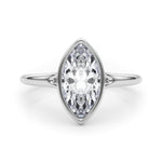 Marquise Solitaire Lab Grown Diamond Engagement Ring - VS1 D/E/F | 14K & 18K Gold | 14K Rose Gold | Marquise Lab Diamond | Picasso Gold & Diamond Chicago