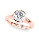 Round Solitaire Lab Grown Diamond Engagement Ring - VS1 D/E/F | 14K & 18K Gold | 14K White Gold | Round Lab Diamond | Picasso Gold & Diamond Chicago