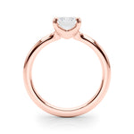 Emerald Cut Solitaire Lab Grown Diamond Engagement Ring - VS1 D/E/F | 14K & 18K Gold | 14K Rose Gold | Emerald Cut Lab Diamond | Picasso Gold & Diamond Chicago