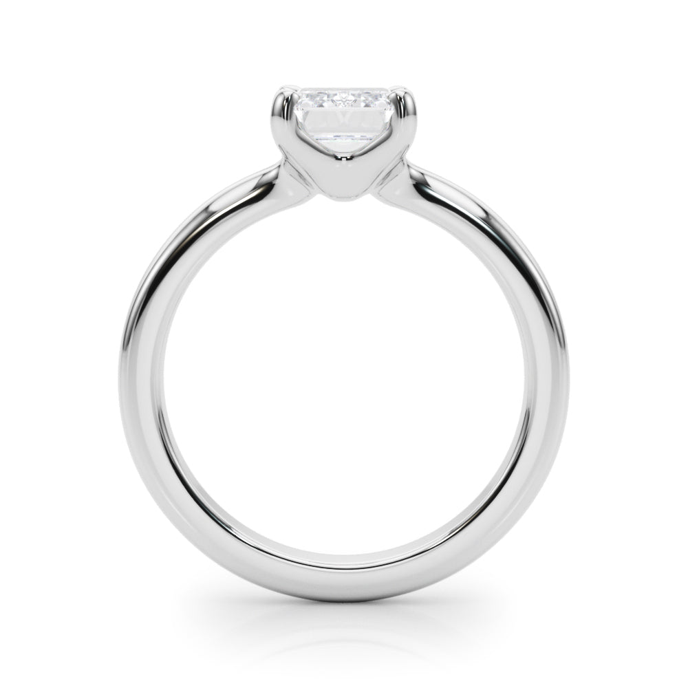 Emerald Cut Solitaire Lab Grown Diamond Engagement Ring - VS1 D/E/F | 14K & 18K Gold | 14K Rose Gold | Emerald Cut Lab Diamond | Picasso Gold & Diamond Chicago