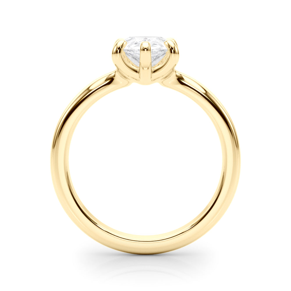 Pear Solitaire Lab Grown Diamond Engagement Ring - VS1 D/E/F | 14K & 18K Gold | 14K Rose Gold | Pear Lab Diamond | Picasso Gold & Diamond Chicago