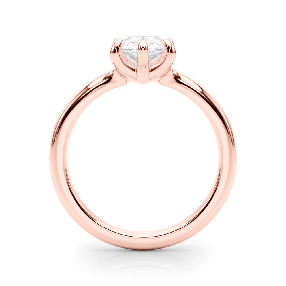 Pear Solitaire Lab Grown Diamond Engagement Ring - VS1 D/E/F | 14K & 18K Gold | 14K Rose Gold | Pear Lab Diamond | Picasso Gold & Diamond Chicago
