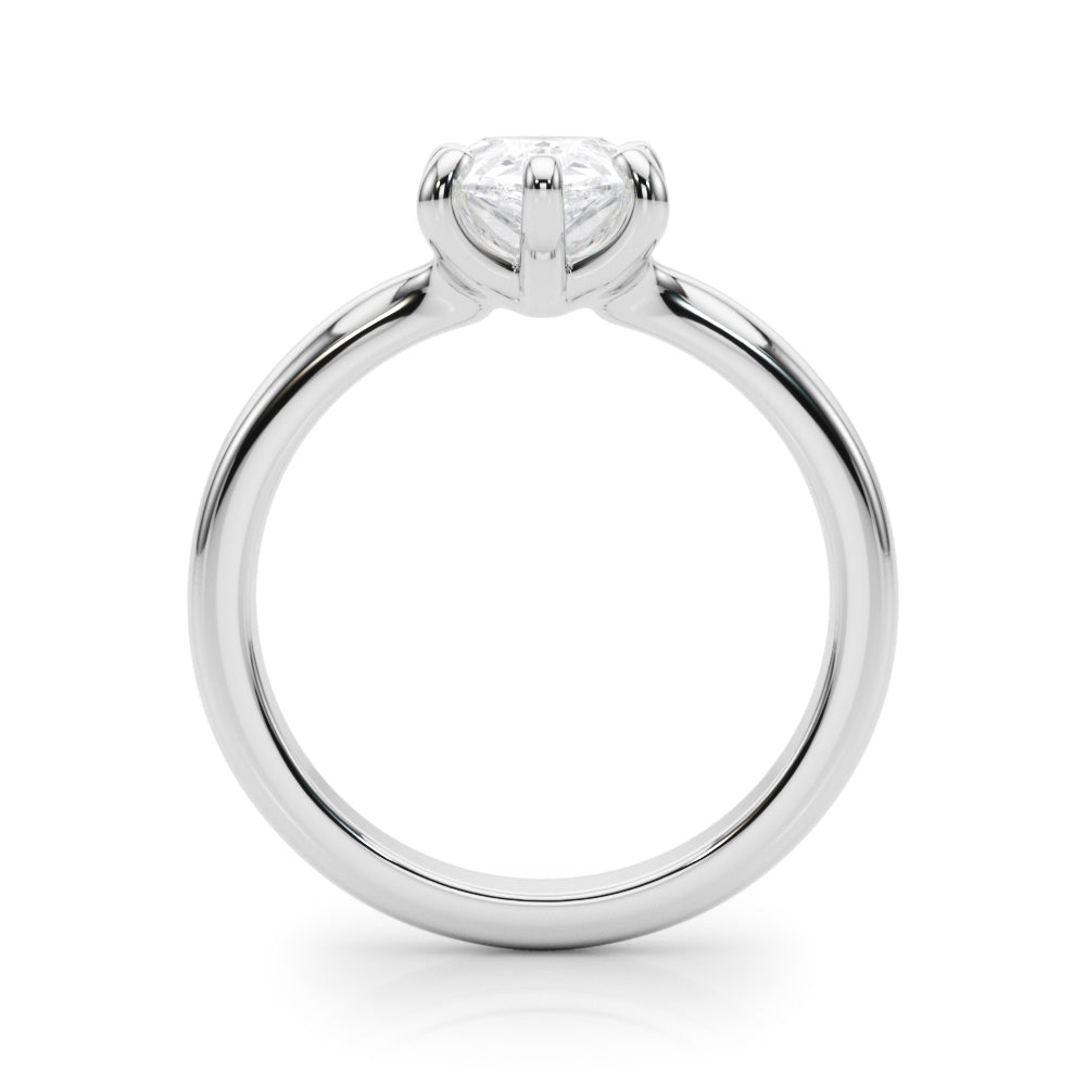 Pear Solitaire Lab Grown Diamond Engagement Ring - VS1 D/E/F | 14K & 18K Gold | 14K Rose Gold | Pear Lab Diamond | Picasso Gold & Diamond Chicago