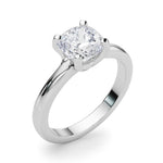 Cushion Solitaire Lab Grown Diamond Engagement Ring - VS1 D/E/F | 14K & 18K Gold | 14K Yellow Gold | Cushion Lab Diamond | Picasso Gold & Diamond Chicago