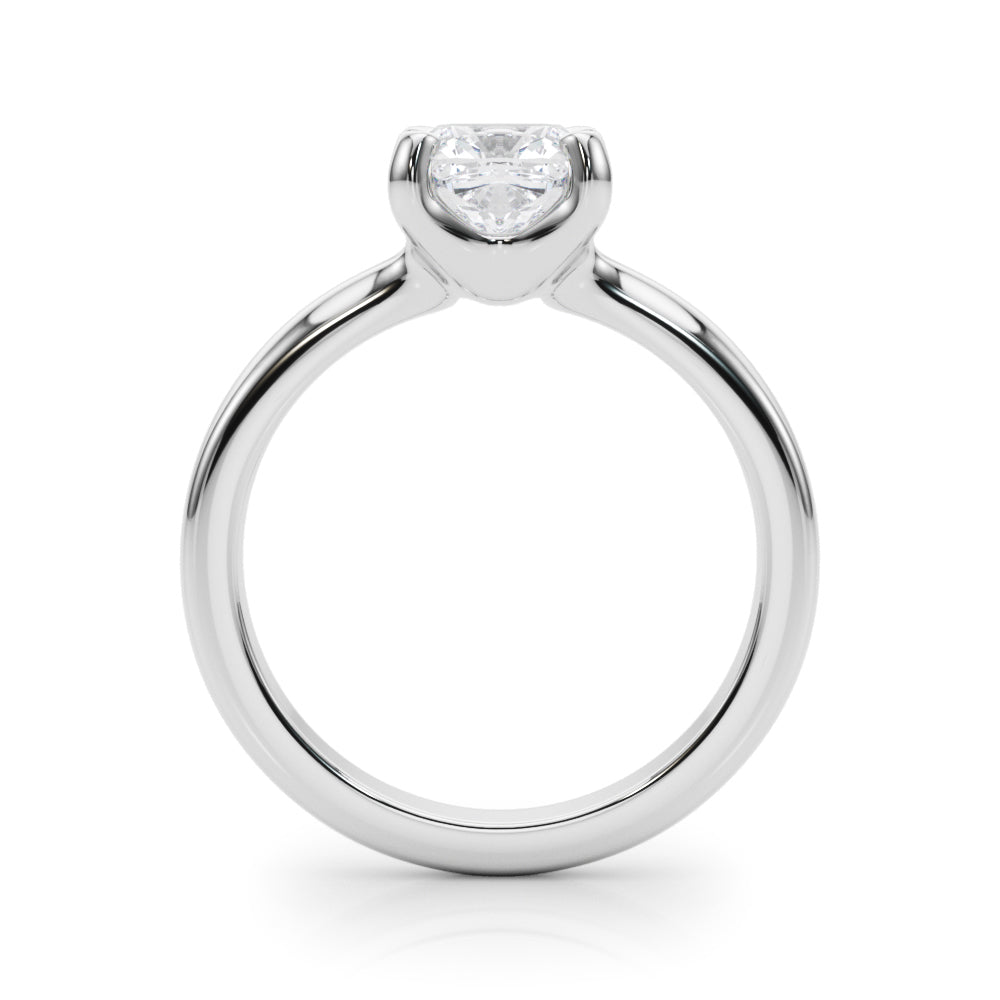 Cushion Solitaire Lab Grown Diamond Engagement Ring - VS1 D/E/F | 14K & 18K Gold | 14K Rose Gold | Cushion Lab Diamond | Picasso Gold & Diamond Chicago