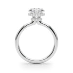 Round Hidden Halo Lab Grown Diamond Engagement Ring - VS1 D/E/F | 14K & 18K Gold | 14K Rose Gold | Round Lab Diamond | Picasso Gold & Diamond Chicago