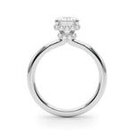 Emerald Cut Hidden Halo Lab Grown Diamond Engagement Ring - VS1 D/E/F | 14K & 18K Gold | 14K Rose Gold | Emerald Cut Lab Diamond | Picasso Gold & Diamond Chicago