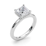 Princess Cut Hidden Halo Lab Grown Diamond Engagement Ring - VS1 D/E/F | 14K & 18K Gold | 14K Yellow Gold | Princess Cut Lab Diamond | Picasso Gold & Diamond Chicago