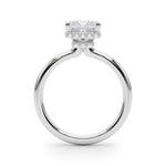 Princess Cut Hidden Halo Lab Grown Diamond Engagement Ring - VS1 D/E/F | 14K & 18K Gold | 14K Rose Gold | Princess Cut Lab Diamond | Picasso Gold & Diamond Chicago