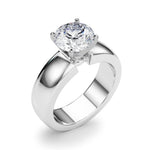 Round Solitaire Lab Grown Diamond Engagement Ring - VS1 D/E/F | 14K & 18K Gold | 14K Rose Gold | Round Lab Diamond | Picasso Gold & Diamond Chicago