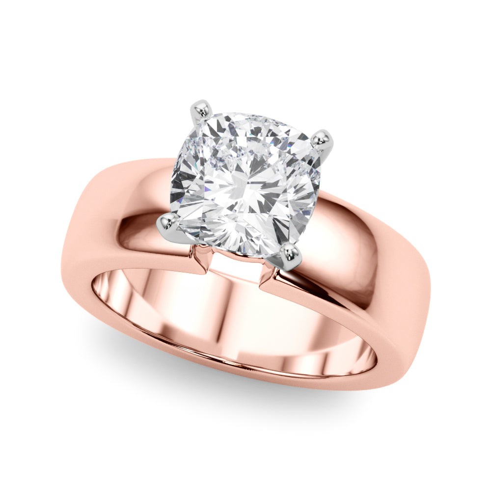 Round Solitaire Lab Grown Diamond Engagement Ring - VS1 D/E/F | 14K & 18K Gold | 18K White Gold | Round Lab Diamond | Picasso Gold & Diamond Chicago