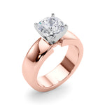 Round Solitaire Lab Grown Diamond Engagement Ring - VS1 D/E/F | 14K & 18K Gold | 18K Yellow Gold | Round Lab Diamond | Picasso Gold & Diamond Chicago