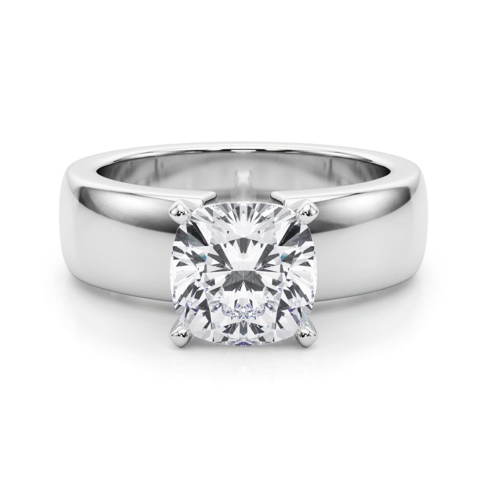 Round Solitaire Lab Grown Diamond Engagement Ring - VS1 D/E/F | 14K & 18K Gold | Lab Grown Diamond Engagement Ring | Picasso Gold & Diamond | Chicago
