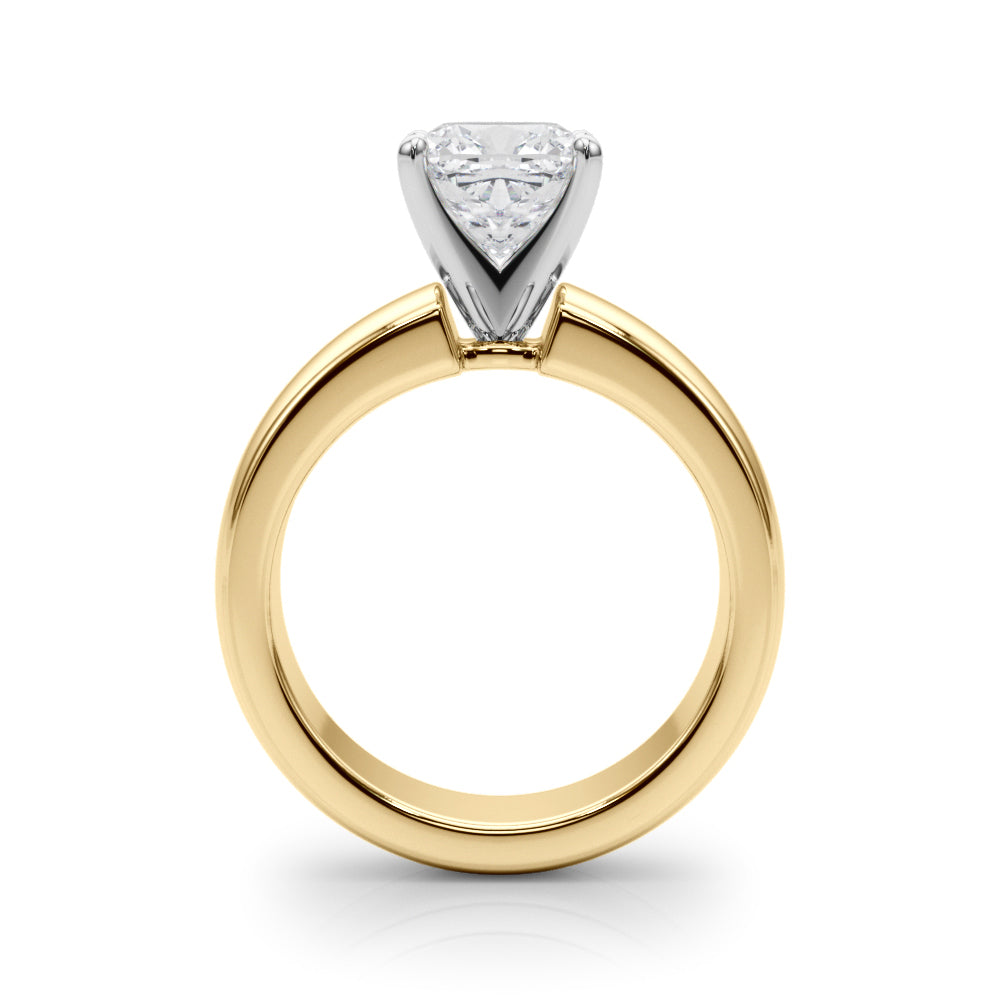 Round Solitaire Lab Grown Diamond Engagement Ring - VS1 D/E/F | 14K & 18K Gold | Lab Grown Diamond Engagement Ring | Picasso Gold & Diamond | Chicago