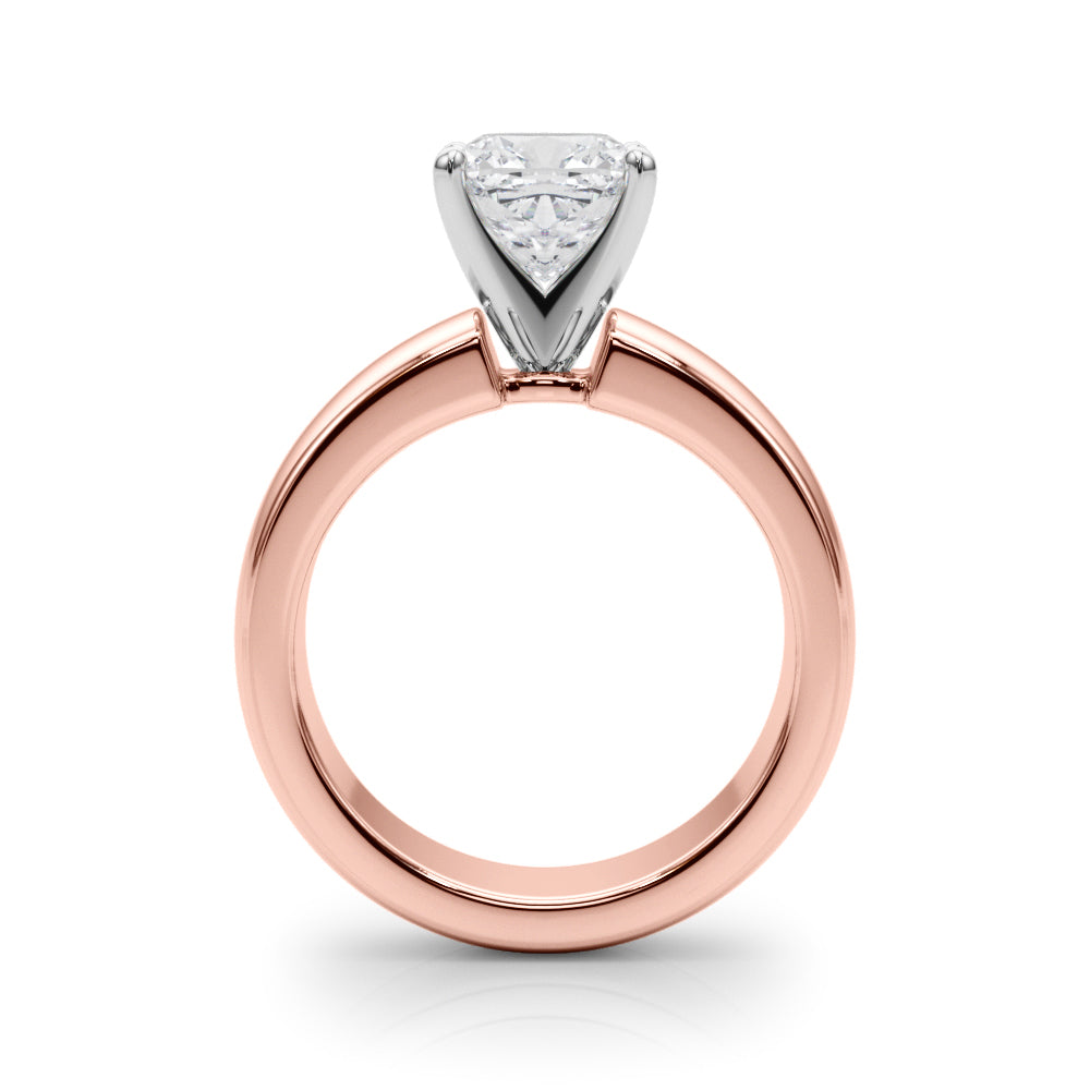 Round Solitaire Lab Grown Diamond Engagement Ring - VS1 D/E/F | 14K & 18K Gold | Lab Grown Diamond Engagement Ring | Picasso Gold & Diamond | Chicago