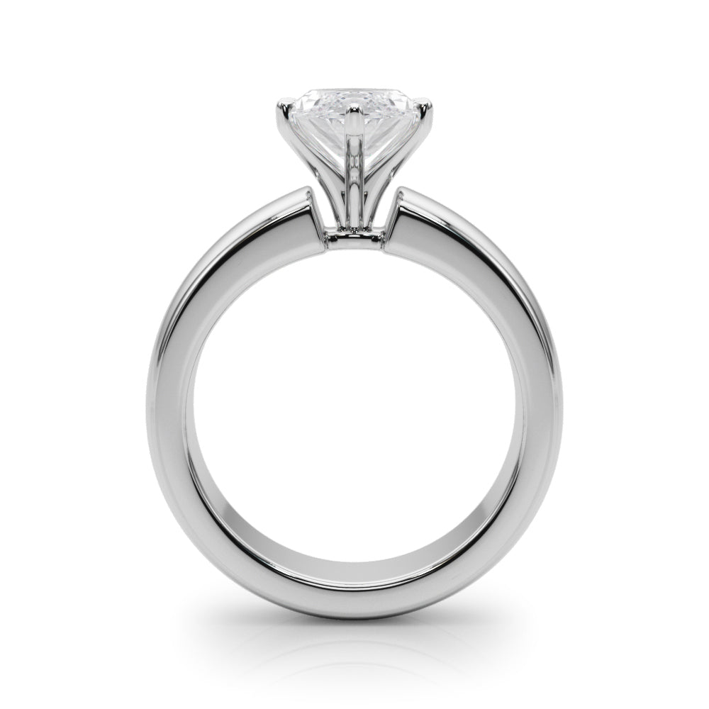 Round Solitaire Lab Grown Diamond Engagement Ring - VS1 D/E/F | 14K & 18K Gold | Lab Grown Diamond Engagement Ring | Picasso Gold & Diamond | Chicago