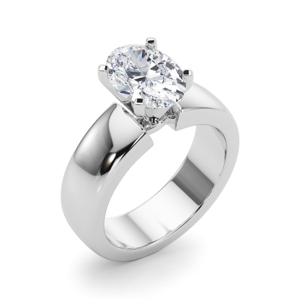 Round Solitaire Lab Grown Diamond Engagement Ring - VS1 D/E/F | 14K & 18K Gold | Lab Grown Diamond Engagement Ring | Picasso Gold & Diamond | Chicago