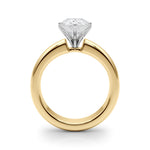 Round Solitaire Lab Grown Diamond Engagement Ring - VS1 D/E/F | 14K & 18K Gold | 18K Yellow Gold | Round Lab Diamond | Picasso Gold & Diamond Chicago