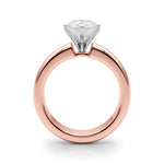 Round Solitaire Lab Grown Diamond Engagement Ring - VS1 D/E/F | 14K & 18K Gold | 18K Rose Gold | Round Lab Diamond | Picasso Gold & Diamond Chicago