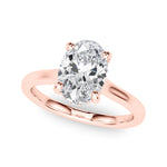 Oval Hidden Halo Lab Grown Diamond Engagement Ring - VS1 D/E/F | 14K & 18K Gold | 14K White Gold | Oval Lab Diamond | Picasso Gold & Diamond Chicago