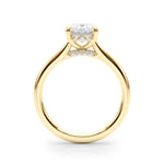 Oval Hidden Halo Lab Grown Diamond Engagement Ring - VS1 D/E/F | 14K & 18K Gold | 14K Rose Gold | Oval Lab Diamond | Picasso Gold & Diamond Chicago
