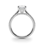 Oval Hidden Halo Lab Grown Diamond Engagement Ring - VS1 D/E/F | 14K & 18K Gold | 14K Rose Gold | Oval Lab Diamond | Picasso Gold & Diamond Chicago