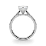 Pear Shape Hidden Halo Lab Grown Diamond Engagement Ring - VS1 D/E/F | 14K & 18K Gold | 14K Rose Gold | Pear Shape Lab Diamond | Picasso Gold & Diamond Chicago