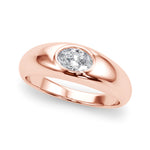 Oval Solitaire Lab Grown Diamond Engagement Ring - VS1 D/E/F | 14K & 18K Gold | 14K White Gold | Oval Lab Diamond | Picasso Gold & Diamond Chicago