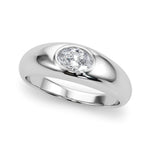Oval Solitaire Lab Grown Diamond Engagement Ring - VS1 D/E/F | 14K & 18K Gold | 14K White Gold | Oval Lab Diamond | Picasso Gold & Diamond Chicago