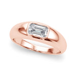 Emerald Cut Solitaire Lab Grown Diamond Engagement Ring - VS1 D/E/F | 14K & 18K Gold | 14K White Gold | Emerald Cut Lab Diamond | Picasso Gold & Diamond Chicago