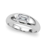 Emerald Cut Solitaire Lab Grown Diamond Engagement Ring - VS1 D/E/F | 14K & 18K Gold | 14K White Gold | Emerald Cut Lab Diamond | Picasso Gold & Diamond Chicago