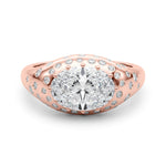 Oval Classic Lab Grown Diamond Engagement Ring - VS1 D/E/F | 14K & 18K Gold | 18K White Gold | Oval Lab Diamond | Picasso Gold & Diamond Chicago