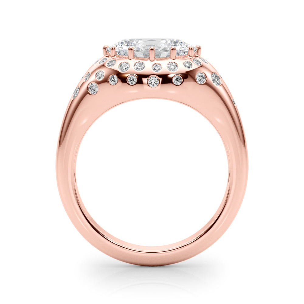 Oval Classic Lab Grown Diamond Engagement Ring - VS1 D/E/F | 14K & 18K Gold | 18K Yellow Gold | Oval Lab Diamond | Picasso Gold & Diamond Chicago