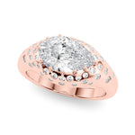 Pear Classic Lab Grown Diamond Engagement Ring - VS1 D/E/F | 14K & 18K Gold | 14K White Gold | Pear Lab Diamond | Picasso Gold & Diamond Chicago