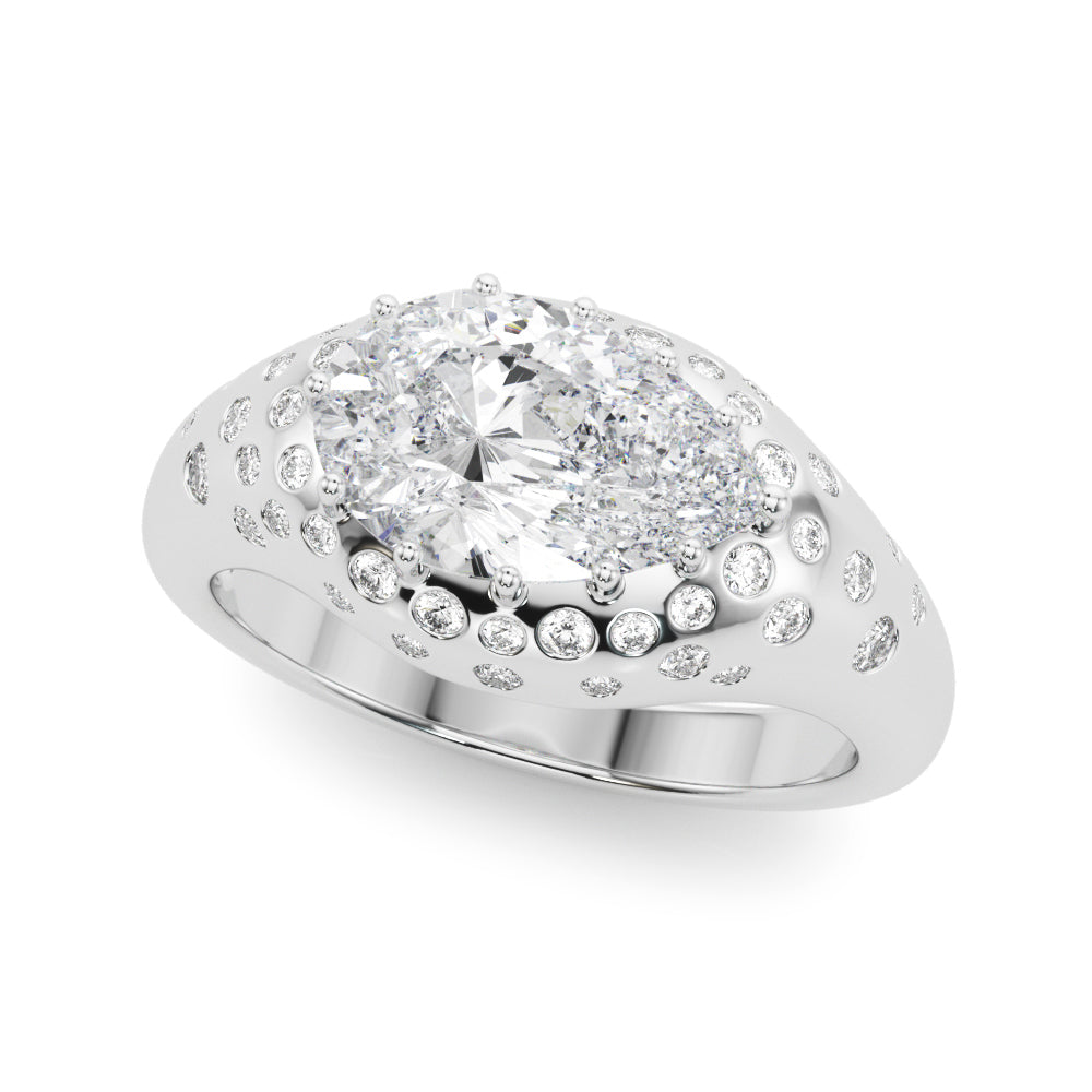Pear Classic Lab Grown Diamond Engagement Ring - VS1 D/E/F | 14K & 18K Gold | 14K Rose Gold | Pear Lab Diamond | Picasso Gold & Diamond Chicago