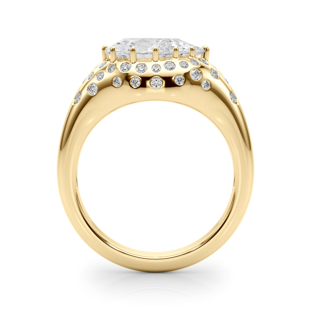 Pear Classic Lab Grown Diamond Engagement Ring - VS1 D/E/F | 14K & 18K Gold | 18K White Gold | Pear Lab Diamond | Picasso Gold & Diamond Chicago