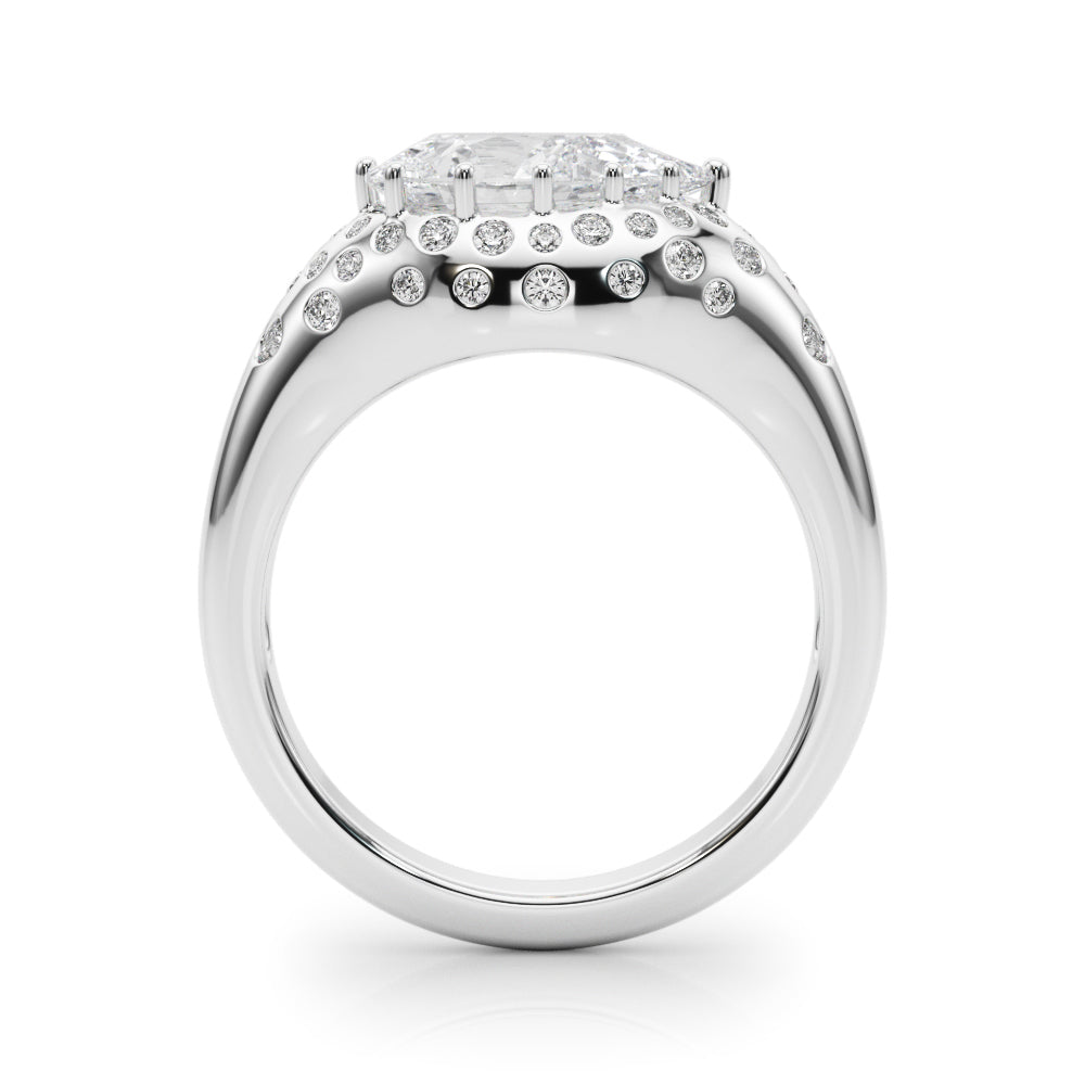 Pear Classic Lab Grown Diamond Engagement Ring - VS1 D/E/F | 14K & 18K Gold | Platinum | Pear Lab Diamond | Picasso Gold & Diamond Chicago