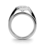 Round Bypass Lab Grown Diamond Engagement Ring - VS1 D/E/F | 14K & 18K Gold | 14K Rose Gold | Round Lab Diamond | Picasso Gold & Diamond Chicago