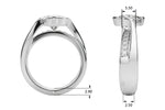 Round Bypass Lab Grown Diamond Engagement Ring - VS1 D/E/F | 14K & 18K Gold | 18K White Gold | Round Lab Diamond | Picasso Gold & Diamond Chicago