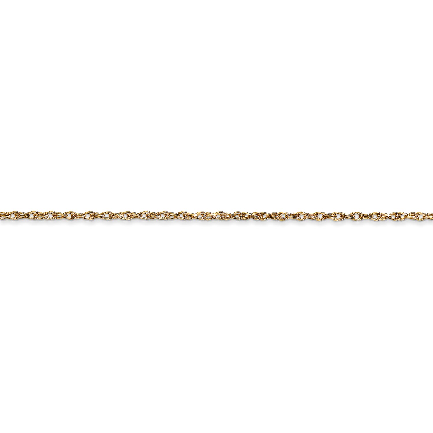 14K 1.15mm Carded Cable Rope Chain