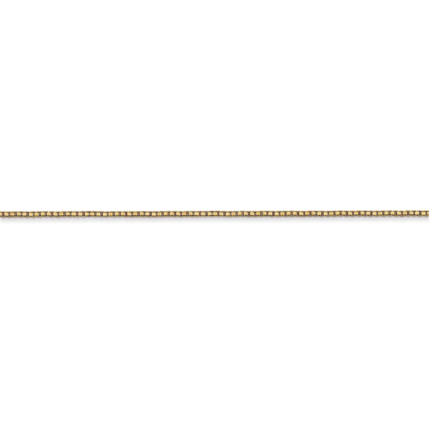 14k .9mm Box with Lobster Clasp Chain