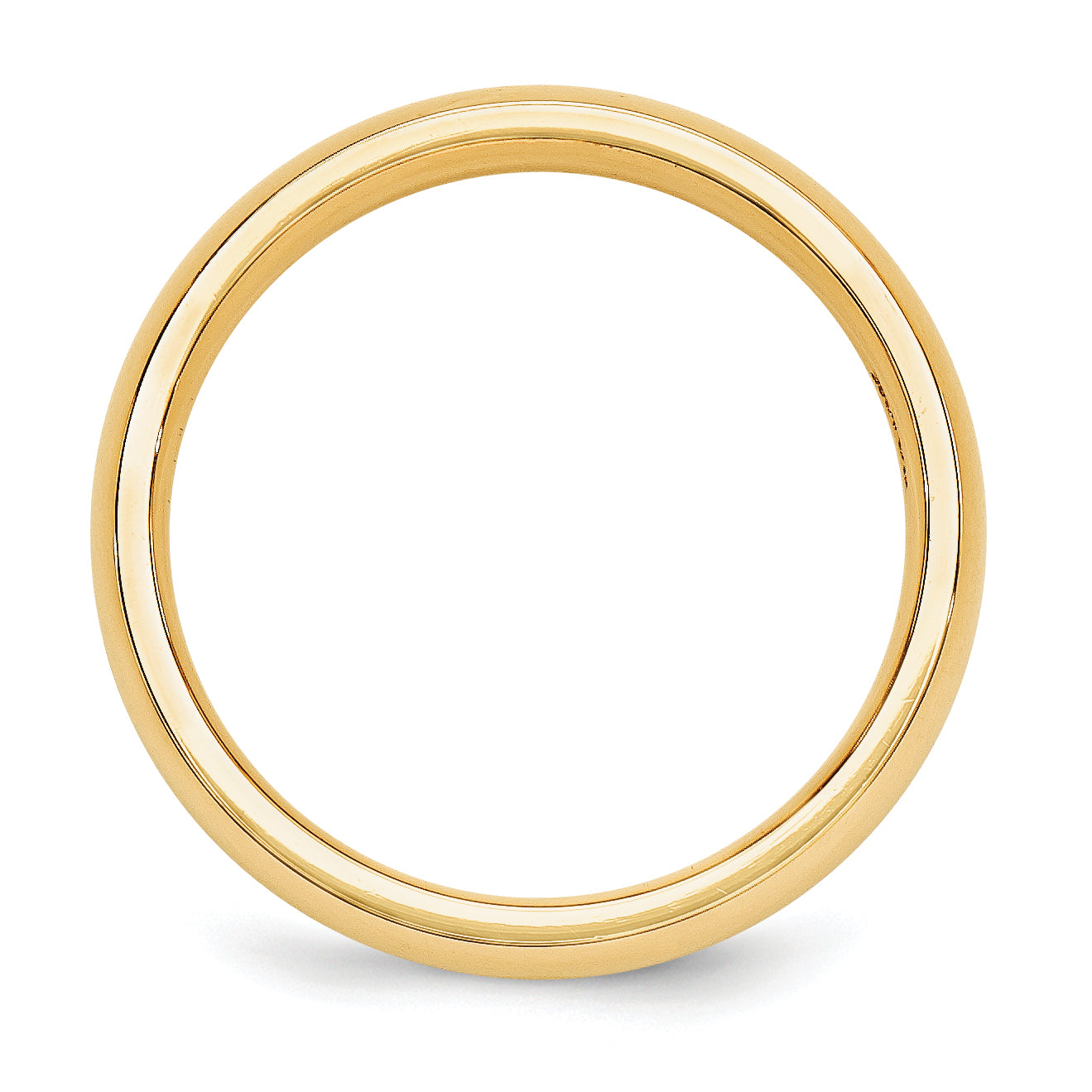 14KY 5mm Standard Comfort Fit Wedding Band Size 9.5