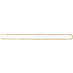 14K Yellow 2.6 mm Rounded Box 20" Chain