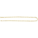 14K Gold 16" Paperclip Chain - Picasso Gold & Diamond Jewelry