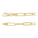 14K Gold 16" Paperclip Chain - Picasso Gold & Diamond Jewelry