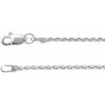 SIlver 18" 1.5 mm Wheat Chain